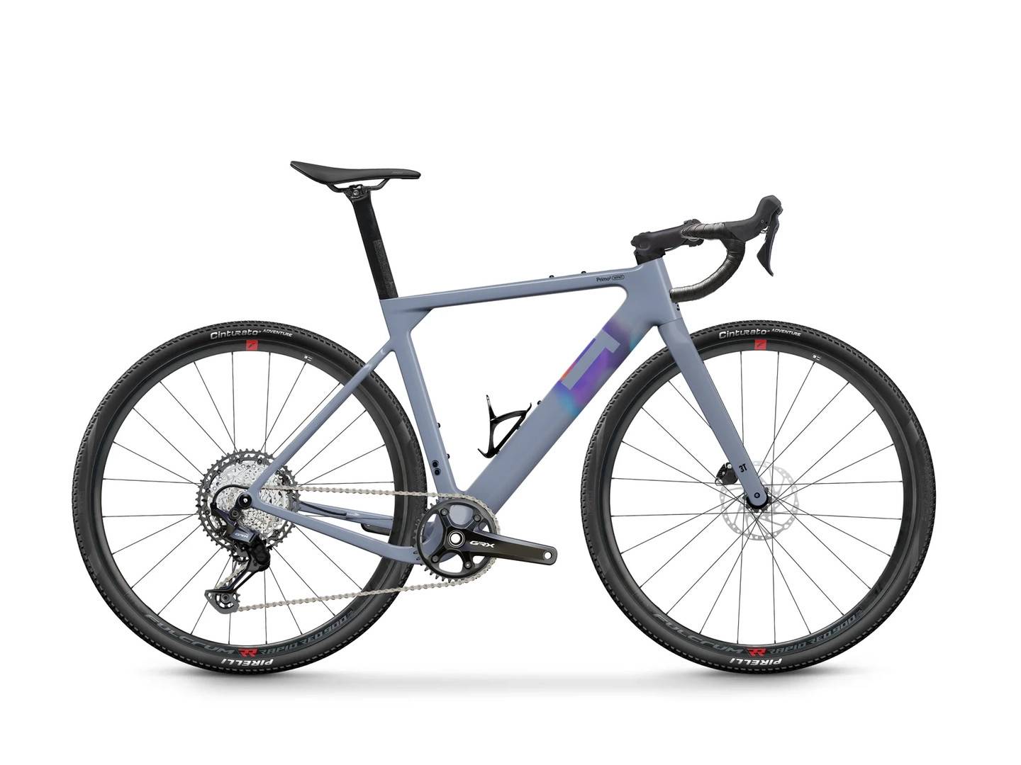 3T Primo2 WPNT GRX 1x12 Gravelcykel Fumo, Str. XL - Grå (XL)