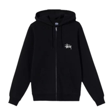 Stüssy Basic Zip Hoodie "Black" - S