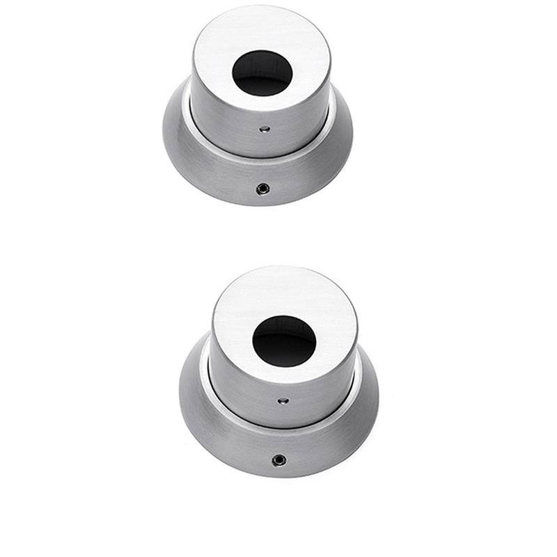 Habo Cylinderbehör Behör Till Rund Cylinder 2-pack (Kulör: Aluminium)