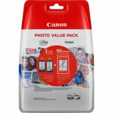 Canon PG-545XL & CL-546XL + (50sidor fotopapper, GP-501) 8286B006