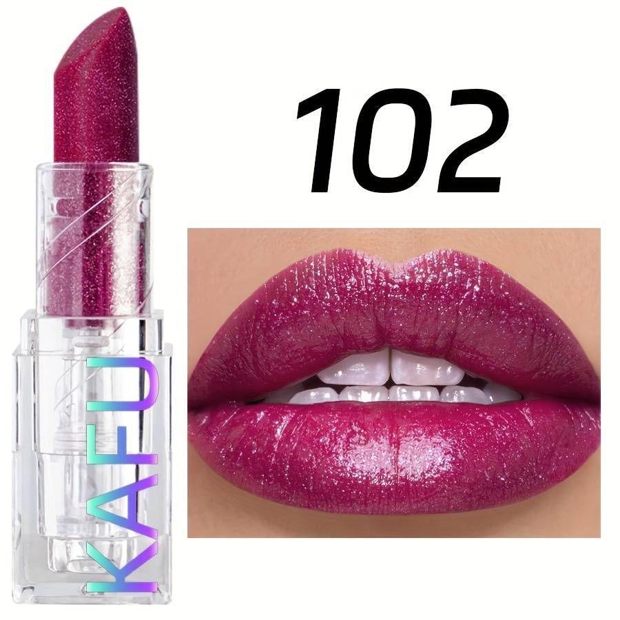 TEMU Shiny Pearlescent Lipstick Non-removal Moisturizing Lipsticks Lip Glaze Lip Gloss