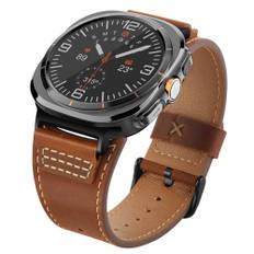Handledsband i läder kompatibla med Galaxy Watch Ultra Band, Galaxy Watch Ultra, Läder