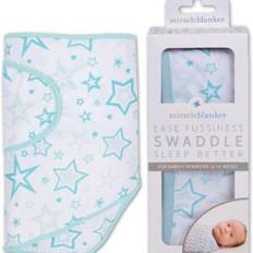 Miracle Blanket Swaddle Aqua Stars