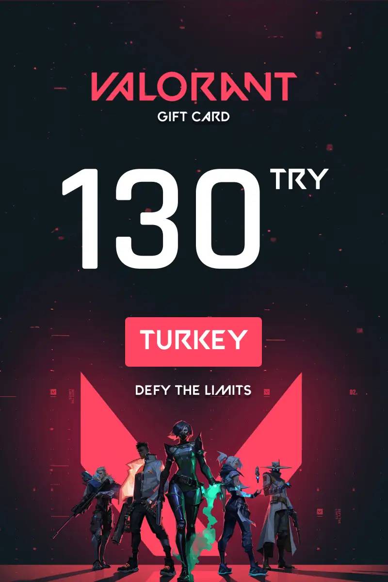Valorant ₺130 TRY Gift Card (TR) - Digital Code.