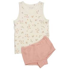 Minymo Undertøj - Bambus - Veiled Flower Rose/Misty Rose - Minymo - 2 år (92) - Undertøj