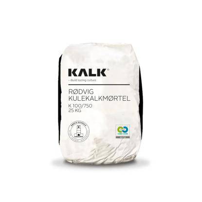KALK Rødvig kulekalkmørtel, K100/750, 0-1 mm korn - 15 liter