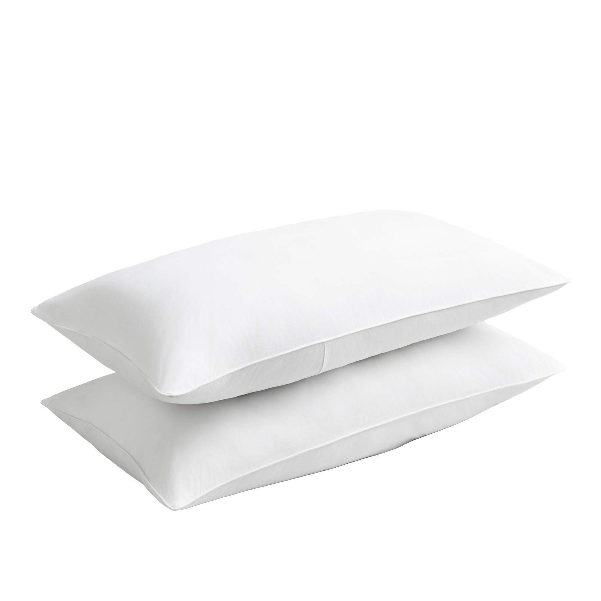 Nordic Knots - Percale Pillow Case - Crisp White / White 50x90 Set of 2 - Pudebetræk - Hvid - Bomuld