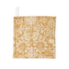 Klippan Yllefabrik - Sunflower Pot Holder Golden - Grytlappar och grytvantar - William Morris - Guld