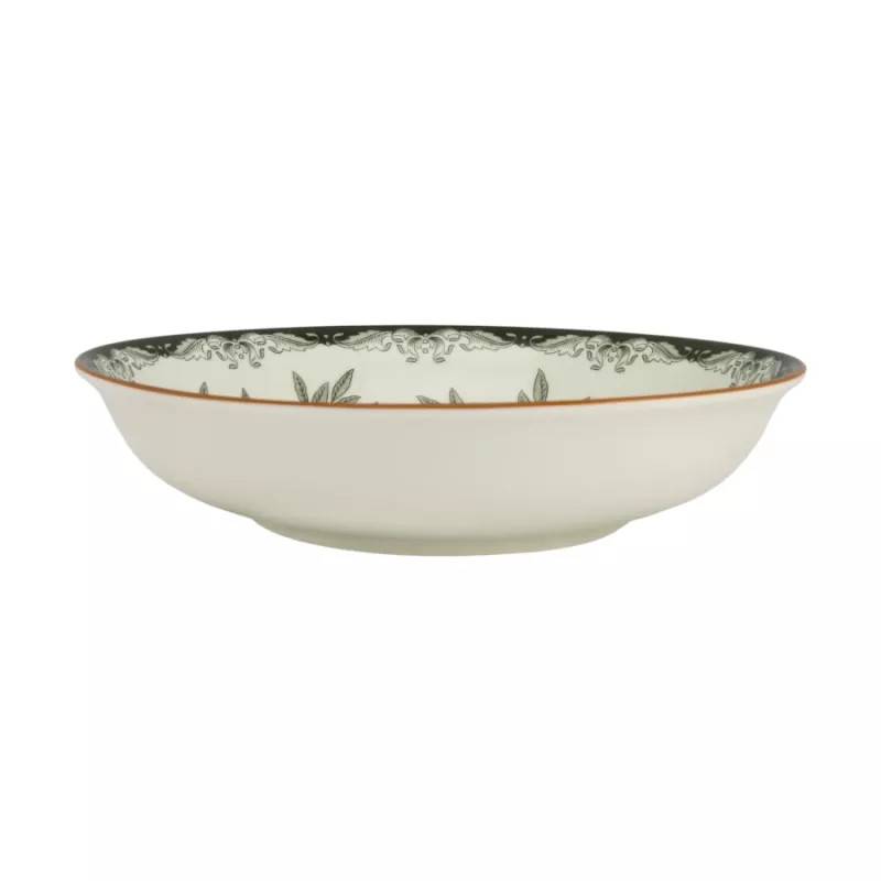 Ostindia Floris djup tallrik 22 diameter cm grön - 6 st/fp