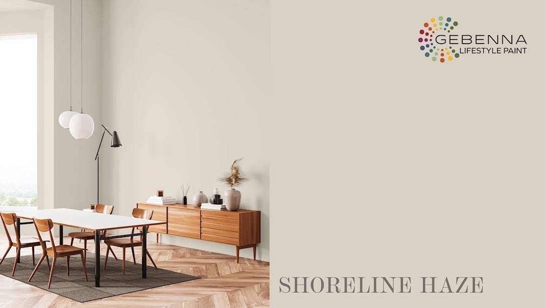 Gebenna Väggfärg: Shoreline Haze 2,7 liter