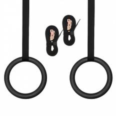 Isport Gymnastik ringe i ABS plast - SORT