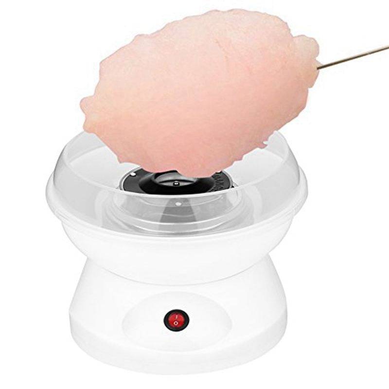 Bästa erbjudanden eu plug 220v elektrisk sockervadd maskin socker sockervadd maker party diy - Vit