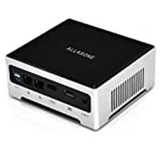 Mini PC Windows 11 Pro Core i7-1165G7,Mini Computer 2 LAN 8GB DDR4 RAM 512GB M.2 NVME SSD, Micro Computer USB3.0 DP HDMI, Dual Band WiFi BT 4.2 ALLASONE