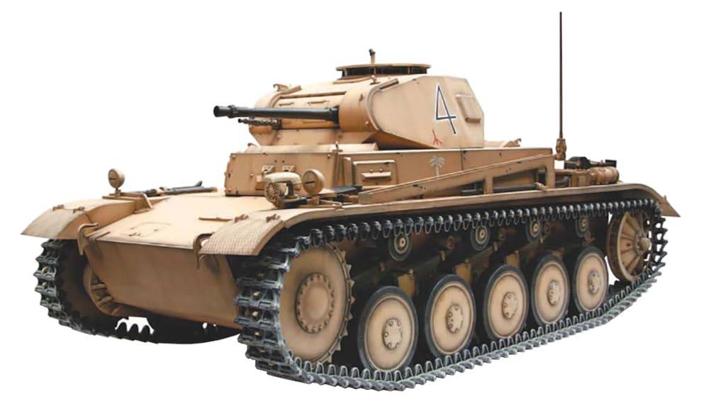 Platz Dragon WW2 German Panzer II C Type Plastic Model DR75045R 1/6