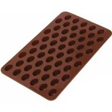 Silikon 55 hålrum mini kaffebönor choklad socker godisform form tårtdekor e082