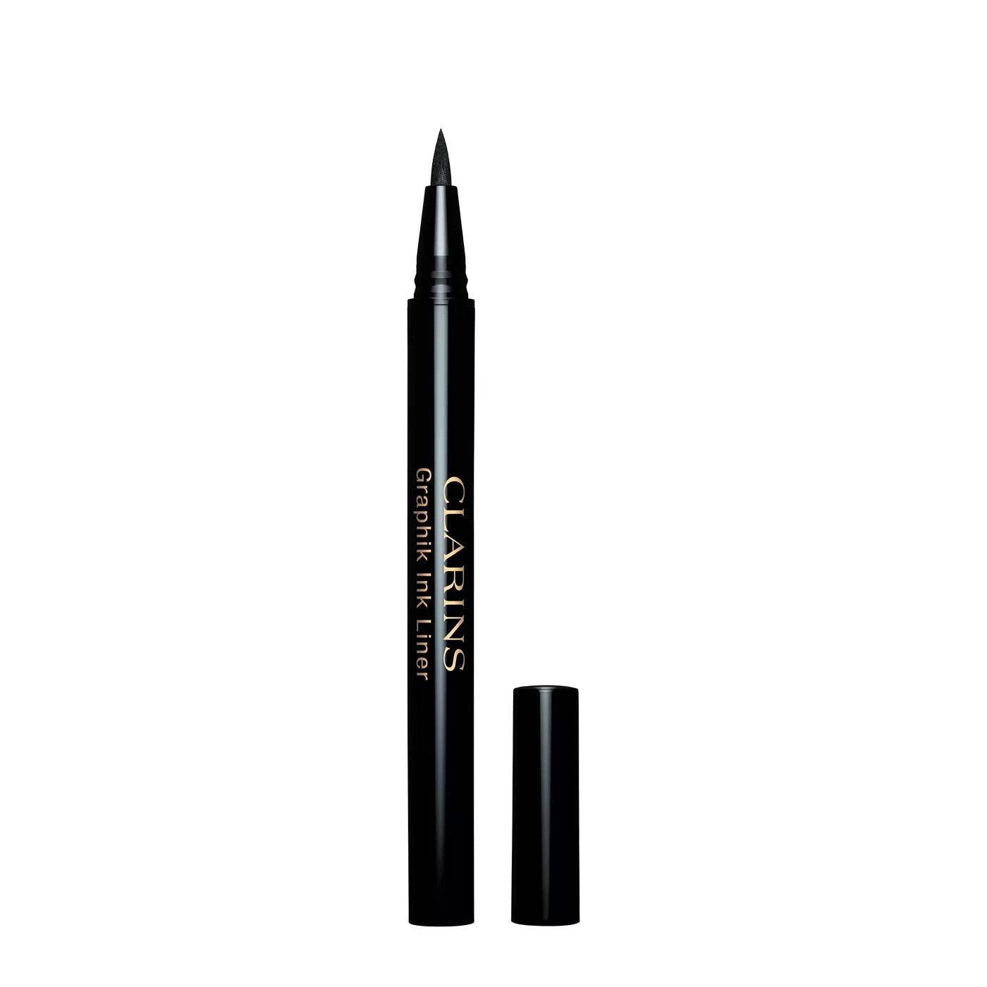 Clarins Inchiostro grafico, Eyeliner liquido, 01, Nero, 0,4 ml