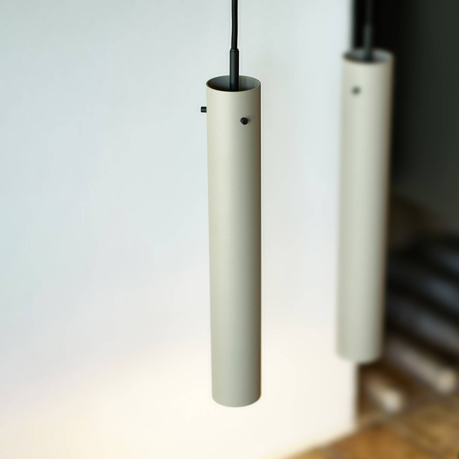 FRANDSEN Design pendellampa FM2014, dimbar, Aluminium / grå / zink, Vardagsrum / matsal, Metall, Design, Pendellampa