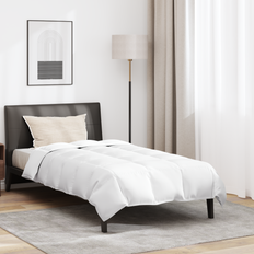 vidaXL Dyne Andet med pude 2 pcs Hvid 155 x 200 cm Dun