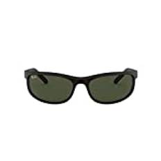 Ray-Ban Herren Rb 2027 Sonnenbrille, Schwarz (Gestell: Schwarz, Gläser: Grün Klassisch W1847), X-Large (Herstellergröße: 62) EU
