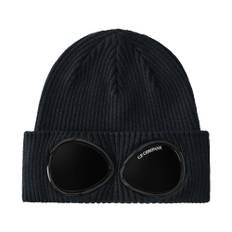C.p. Company, Accessoarer, unisex, S, Ullstickad Goggle Mössa Eclipse