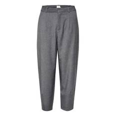 Merle 7/8 pants suiting dark grey melange (Levering 3-4 hverdage) - 34