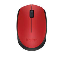 Maus Logitech M171, Wireless, Optisch, rot, 1000 dpi, 3 Tasten