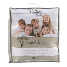 Kapok king size dyne - Økologisk og allergivenlig helårsdyne med naturligt fyld - 240x220 cm - Nature By Borg kapok dobbeltdyne