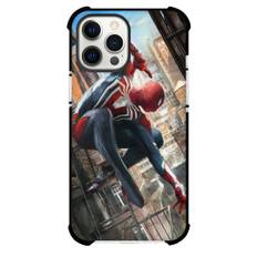 Spider Man Across The Spider Verse Phone Case For iPhone Samsung Galaxy Pixel OnePlus Vivo Xiaomi Asus Sony Motorola Nokia - PS Spider Man Jumping