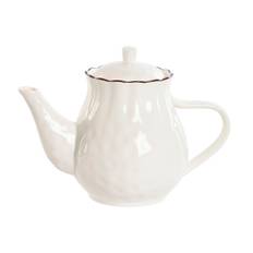 Tekande Home ESPRIT Hvid Brun Porcelæn 1 L