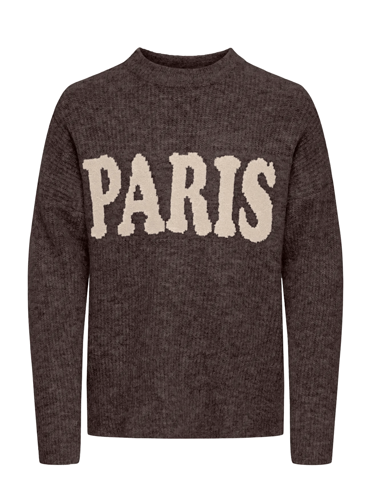 Kids Only Kogjerico L/S Pullover Vd Knt - Brown - 146-152