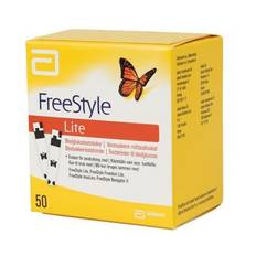 FreeStyle Freedom Lite og FreeStyle Lite Teststrimler - 50 stk.