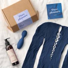 Sinful Pure Pleasure Gavesæt - Mørkeblå - Plus size