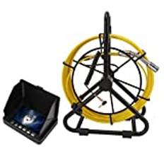 Borescope Inspection Camera, 1080P 5-tums LCD-skärm Endoskopkamera, 6 lysdioder justerbart ljus, IP68 vattentätt, 8G minneskort, tillämplig 18 till 100mm rörledningsdiameter (20m / 65,6ft)