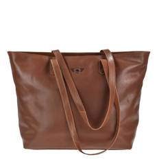 Shopper Leder 47x31cm Schultertasche Damen Tasche "Waxy Vintage"