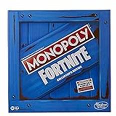 Monopoly: Fortnite Collector's Edition brädspel inspirerat av Fortnite TV-spel, brädspel för tonåringar och vuxna, åldrarna 13 och uppåt