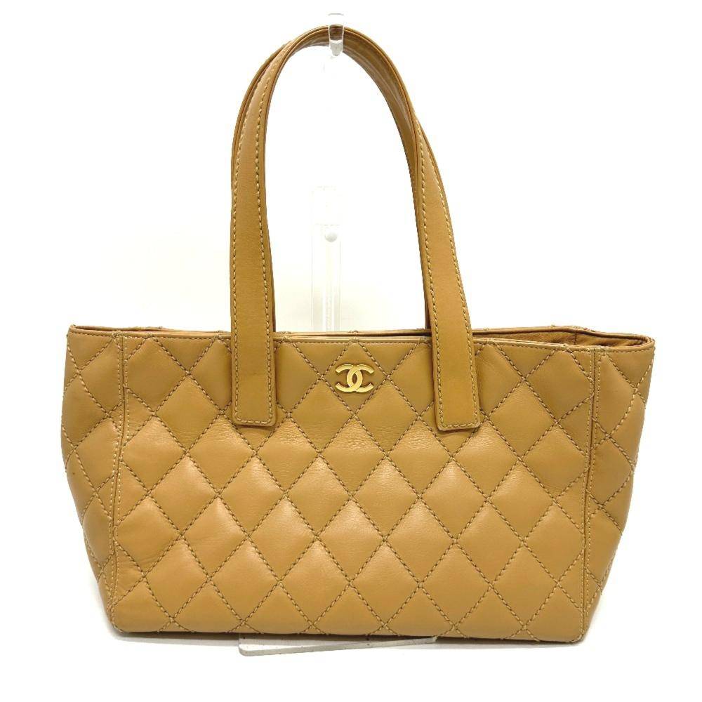 Chanel Vintage Pouch Stl. - Necessär Från Magasin - Brown (W 35cm x H 24cm x D 13.5cm)