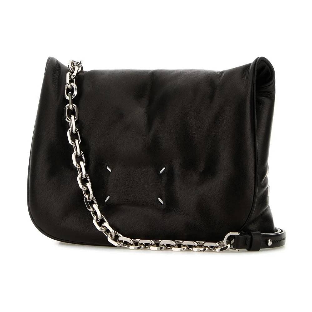 Maison Margiela Glam Slam Skuldertaske - Tasker - Dame - Sort - ONE SIZE - Uld