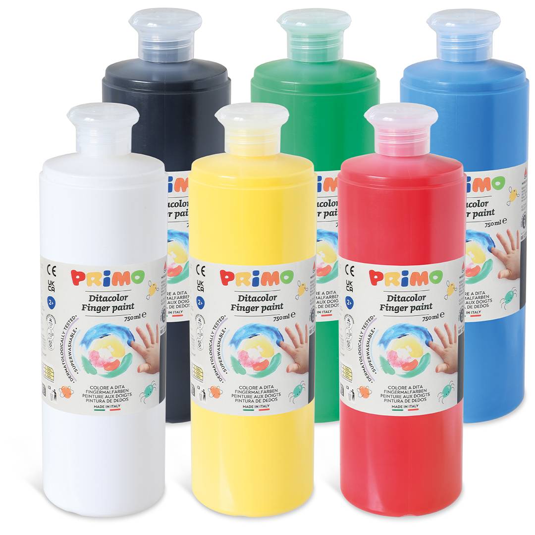 Primo Fingerfärg 750 ml Pastel Lilac 451