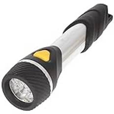 VARTA Day Light Multi LED F20 ficklampa med 9 lysdioder (inkl. 2 x AA Longlife Power Batteri, perfekt för hushåll, camping, fiske, garage, nödfall, strömavbrott, utomhus)