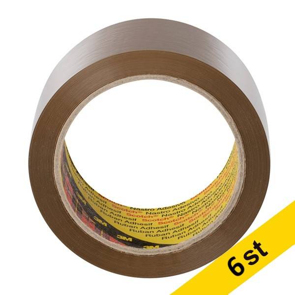 Packtejp 38mm x 66m | 3M Scotch 371 | brun | 6st