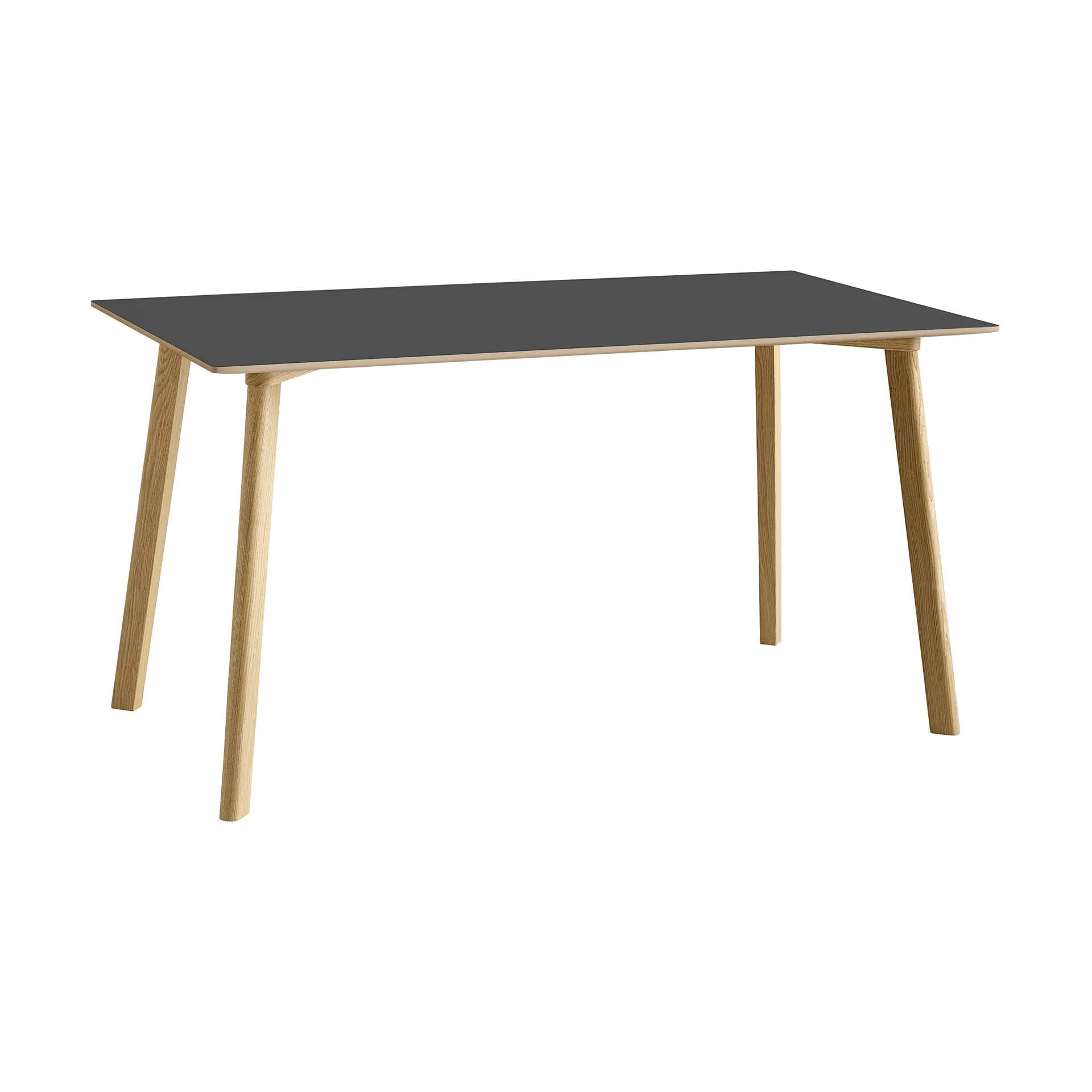 HAY CPH210 Deux 2.0 bord 75x140 cm Stone grey-lacquered oak - Grå