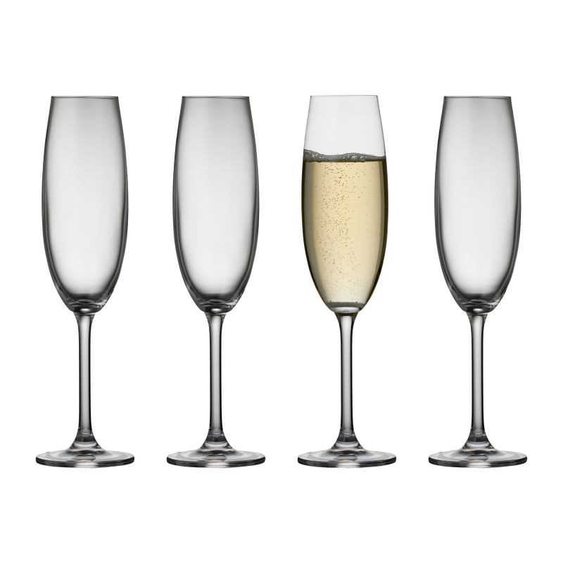 Lyngby Glas NEW Juvel Champagneglas 4 st - Clear - Krystalglas