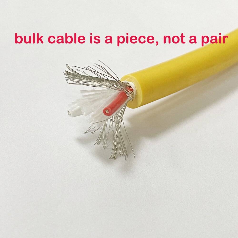 Par vdh mc d102 mk iii hybrid rca sammankopplingskabel tråd med guldpläterad rca plug hifi audio rca till rca förlängningssladd - Bulkkabel / 3m