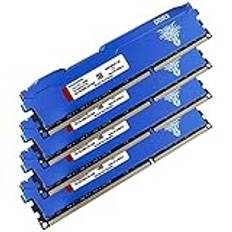 DDR3 32 GB kit (8 GB x 4) Desktop RAM 1866 MHz PC3-14900 UDIMM icke-ECC obuffrad 1,5 V 2 Rx8 dubbel Rank 240 stift CL13 PC dator dator minnesuppgradering modul arbetsminnessats (blå)