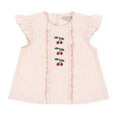 Konges Sløjd Top - Ellie - Peony Stripe - Konges Sløjd - 7-8 år (122-128) - T-Shirt