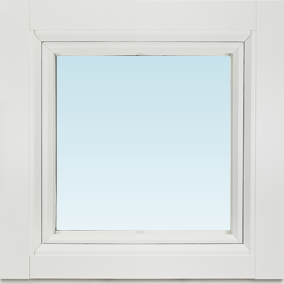 Svenska Fönster SF sidohängt fönster inåtgående 480x480mm höger 1-luft, insida trä utsida aluminium, 2+1 glas  (5x5)