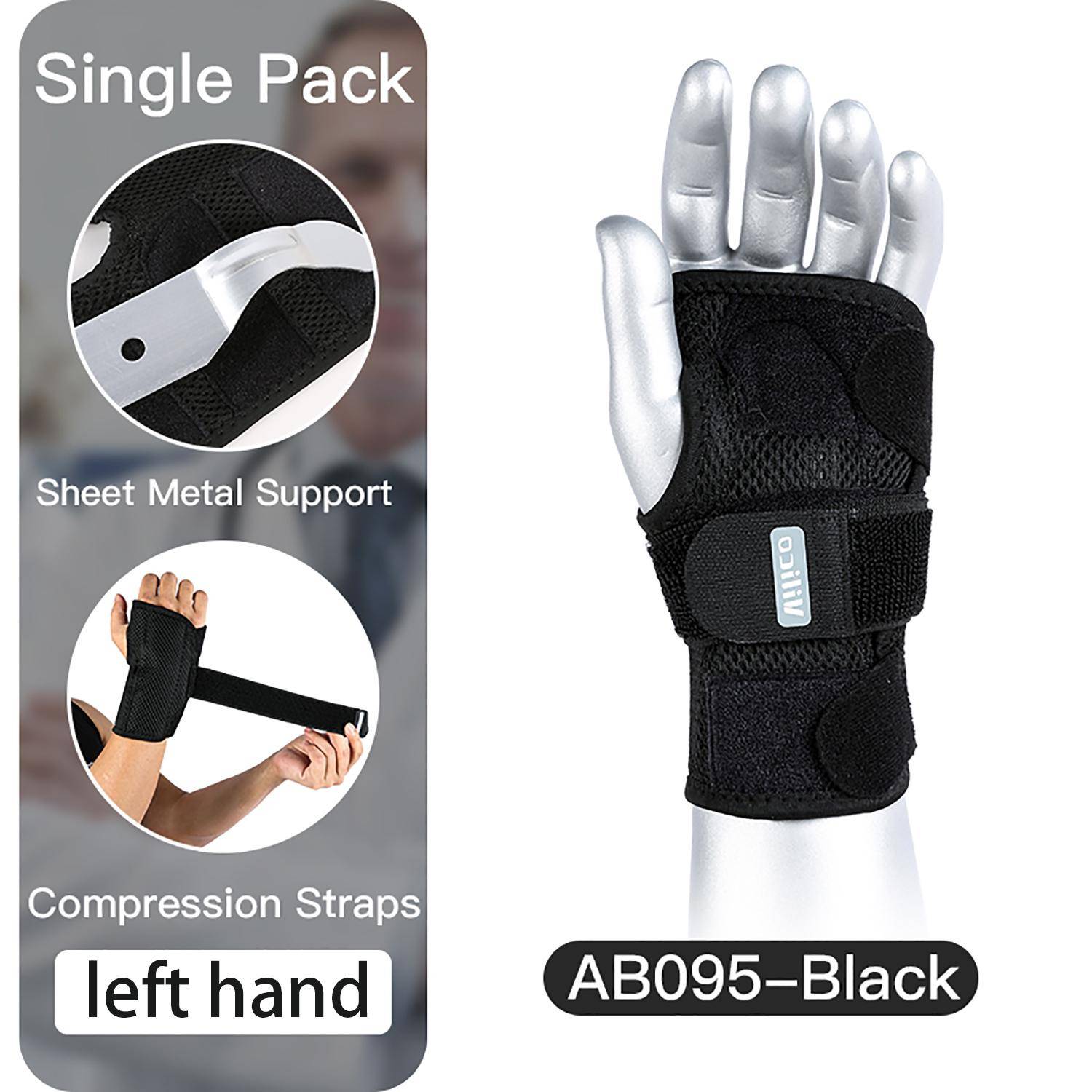 Breathable Wrist Support Brace for Carpal Tunnel Arthritis Tendinitis Hand Sprain Relief Professional Splint Protector