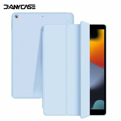 Blått enfärgat Basic Pad-fodral DANYCASE Blått surfplatteskyddsfodral kompatibelt med iPad A16 Air 11 13 M3 2025, Mini7 A17, Pro 11 13 M2 2024, Pro 11 - Babyblå (Multi-size)