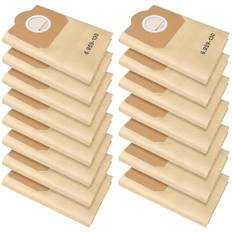 Inwee 15-stycken dammsugarpåsar för Kärcher 6.959-130.0 WD3 dammsugarpåsar, pappersfilterpåsar för WD3P, MV3, MV 3, MV3, MV3Premium, A2201 2204 2504 2554 2251 2604 dammsugarpåsar