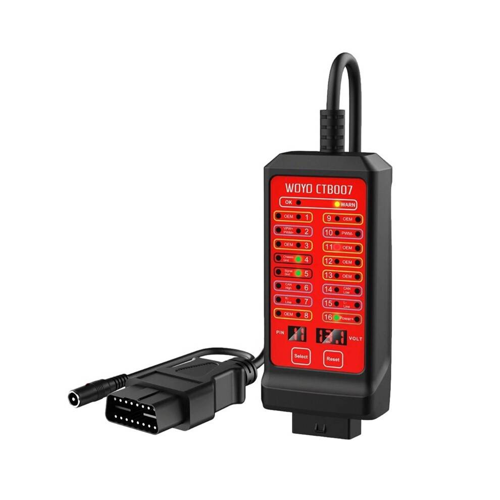 CTB007 CAN-Testbox 12V 24V OBD2-Brytarbox med 59-Tums Kabel för Alla Typer Av Bildiagnostikverktyg